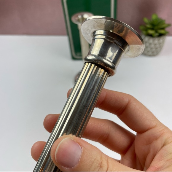 Vintage International Silver Company Silverplated Candlesticks Set Of 2 8 Inches - Picture 4 of 8